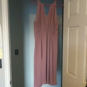 JustFab sleeveless midi